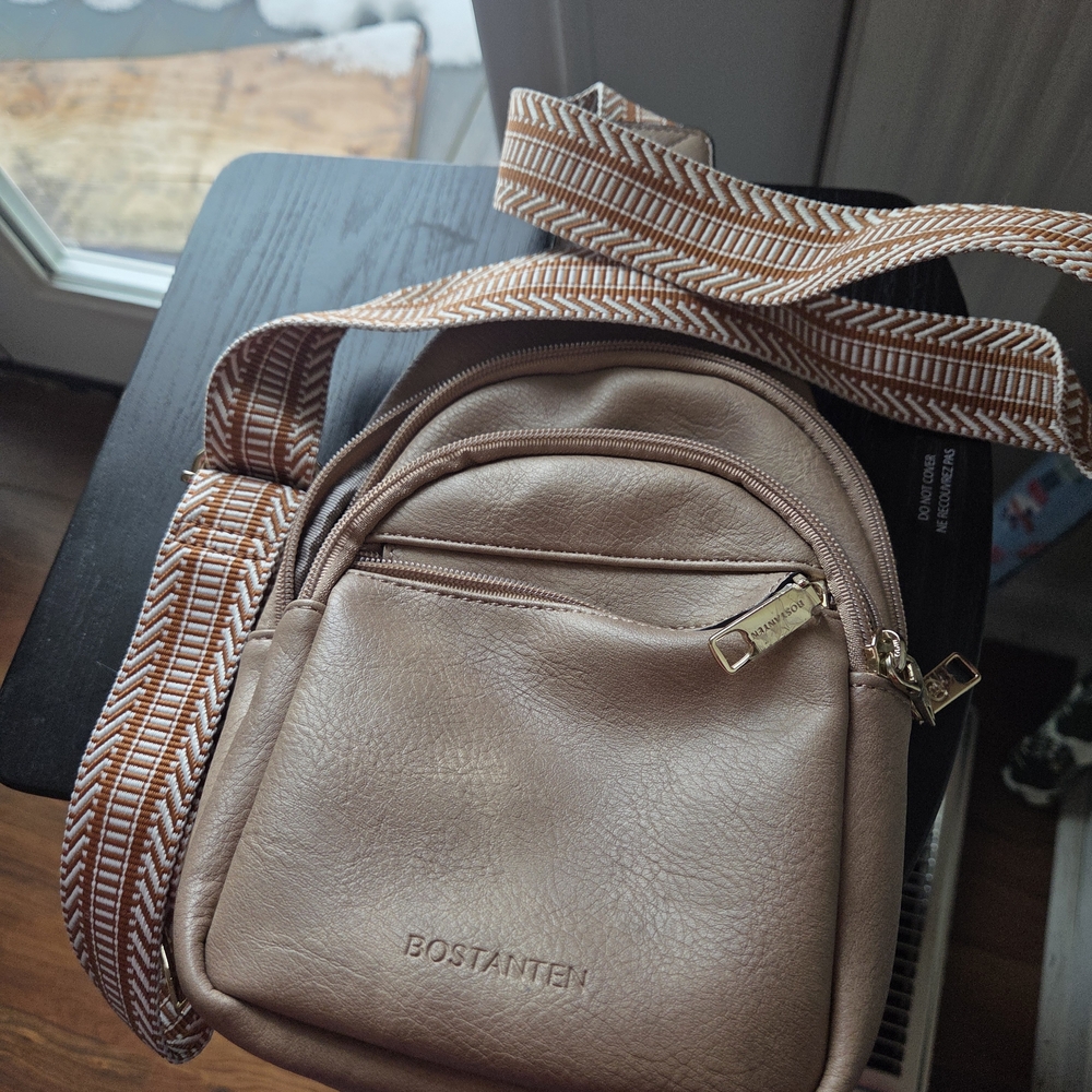BOSTANTEN Tan Crossbody Bag for Women